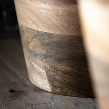 Load image into Gallery viewer, Acorn Mango Wood Ice Bucket in Brown