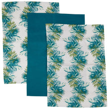 Load image into Gallery viewer, Tea Towels Set of 3 in Teal | Outlet