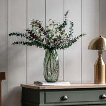 Load image into Gallery viewer, Frances Glass Vase in Forest Green