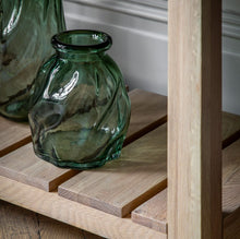 Load image into Gallery viewer, Frances Glass Vase in Forest Green