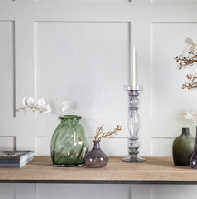 Load image into Gallery viewer, Frances Glass Vase in Forest Green