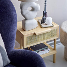 Load image into Gallery viewer, Manon Rattan Side Table in Natural