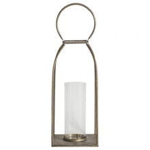 Load image into Gallery viewer, Nerja Steel Candle Lantern in Gold