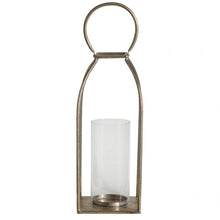 Load image into Gallery viewer, Nerja Steel Candle Lantern in Gold