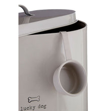 Load image into Gallery viewer, Pet Food Bin in Cream