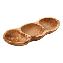 Load image into Gallery viewer, Winnie Wood Antipasti Dish in Brown