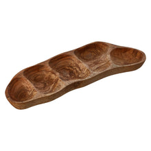 Load image into Gallery viewer, Winnie Wood Antipasti Dish in Brown