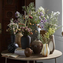 Load image into Gallery viewer, Ada Dot Vase in Taupe