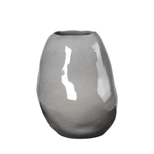 Load image into Gallery viewer, Organic Vase in Drizzle Grey