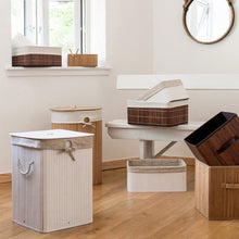 Load image into Gallery viewer, Talulla Oval Laundry Hamper in Natural
