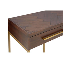 Load image into Gallery viewer, Louise Rectangular Wooden Console Table in Dark Brown