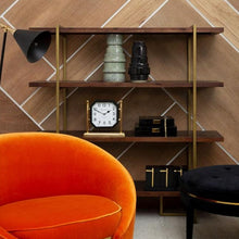 Load image into Gallery viewer, Louise Bookcase in Brown and Gold