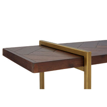 Load image into Gallery viewer, Louise Bookcase in Brown and Gold