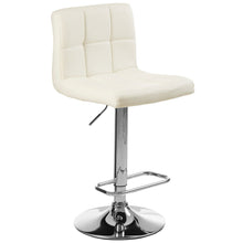 Load image into Gallery viewer, Paige Leather Bar Stool in White