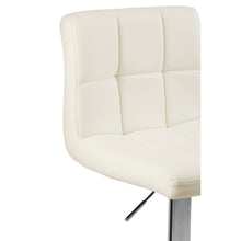 Load image into Gallery viewer, Paige Leather Bar Stool in White