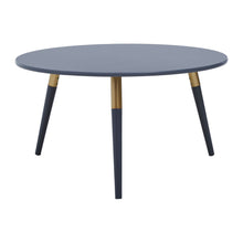 Load image into Gallery viewer, Anaïs Round Coffee Table in Dark Grey and Gold