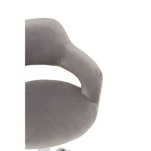 Load image into Gallery viewer, Hannes Velvet Office Chair in Grey