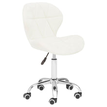 Load image into Gallery viewer, Lucinda Velvet Office Chair in White