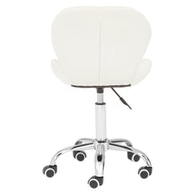 Load image into Gallery viewer, Lucinda Velvet Office Chair in White
