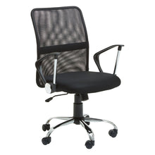 Load image into Gallery viewer, Nilsa Swivel Office Chair in Black