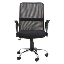 Load image into Gallery viewer, Nilsa Swivel Office Chair in Black