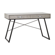 Load image into Gallery viewer, Dani Double Drawer Desk in Grey