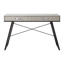 Load image into Gallery viewer, Dani Double Drawer Desk in Grey