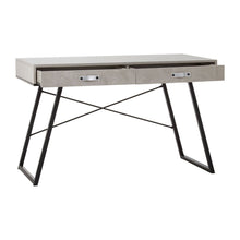 Load image into Gallery viewer, Dani Double Drawer Desk in Grey