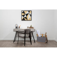 Load image into Gallery viewer, Dani Double Drawer Desk in Grey