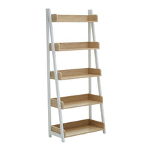 Load image into Gallery viewer, Malia Ladder Shelf Unit in Light Oak