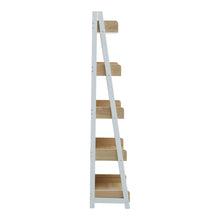 Load image into Gallery viewer, Malia Ladder Shelf Unit in Light Oak