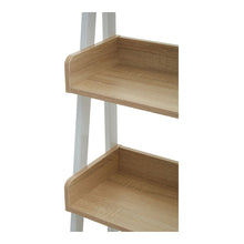 Load image into Gallery viewer, Malia Ladder Shelf Unit in Light Oak