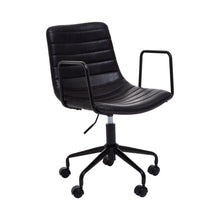 Load image into Gallery viewer, Leia Swivel Office Chair in Black