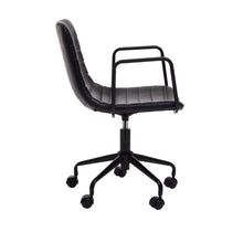 Load image into Gallery viewer, Leia Swivel Office Chair in Black