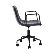 Load image into Gallery viewer, Leia Swivel Office Chair in Dark Grey