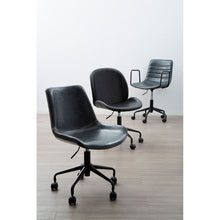 Load image into Gallery viewer, Leia Swivel Office Chair in Dark Grey