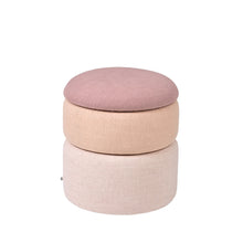 Load image into Gallery viewer, Pond Fabric Pouffe in Blush