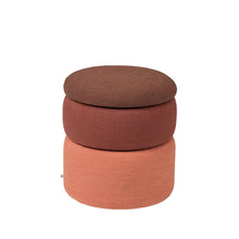 Load image into Gallery viewer, Pond Fabric Pouffe in Rust