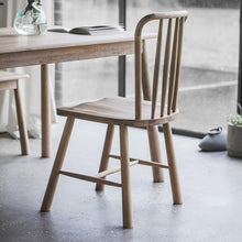 Load image into Gallery viewer, Murphy Set of 2 Oak Dining Chairs in Natural