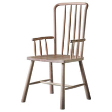 Load image into Gallery viewer, Murphy Set of 2 Oak Dining Chairs with Arms in Natural