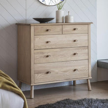 Load image into Gallery viewer, Murphy Oak Chest of Drawers in Natural