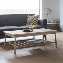 Load image into Gallery viewer, Murphy Rectangular Oak Coffee Table in Natural