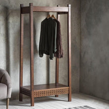 Load image into Gallery viewer, Hayleigh Mango Wood Wardrobe in Brown