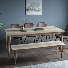 Load image into Gallery viewer, Odette 6-8 Seater Extendable Oak Dining Table in Natural