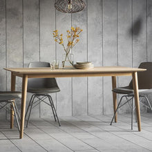 Load image into Gallery viewer, Odette 6 Seater Rectangular Oak Dining Table in Natural