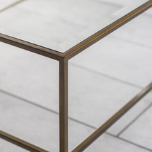Load image into Gallery viewer, Lauren Rectangular Glass Coffee Table in Bronze