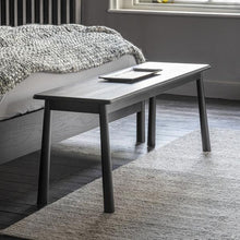 Load image into Gallery viewer, Murphy Dining Bench in Black