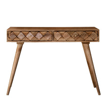 Load image into Gallery viewer, Elsie Rectangular Mango Wood Console Table in Burned Wax