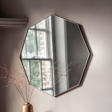 Load image into Gallery viewer, Margo Octagon Mirror in Silver