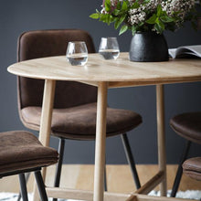 Load image into Gallery viewer, Talia 4 Seater Round Oak Dining Table in Natural